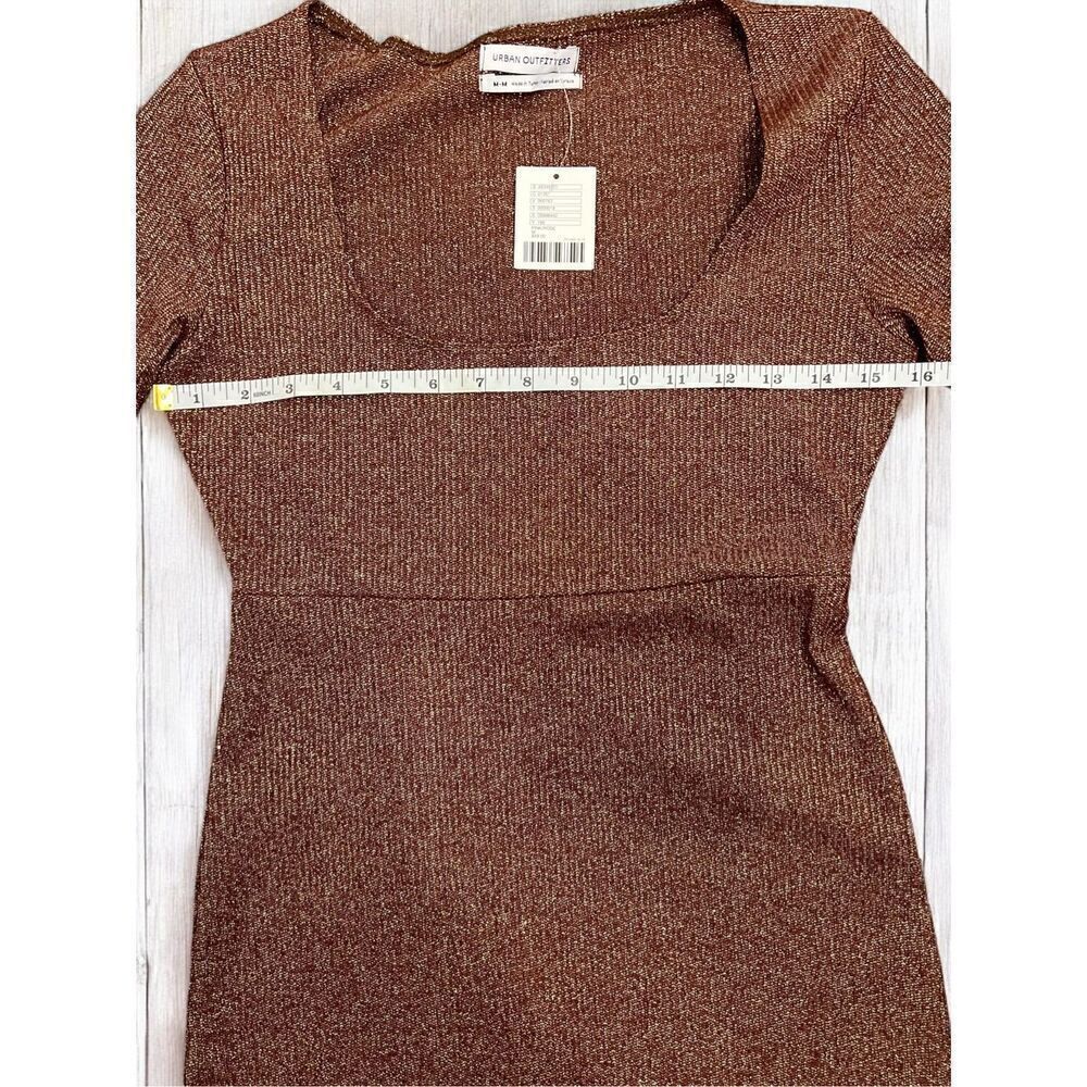 UO Urban Outfitters Hazel Square Neck Bodycon Dress New Years - Picture 11 of 14